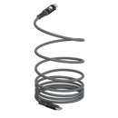 Cabo Magnetic Dragon 3M Tipo-C / Lightning - Chumbo