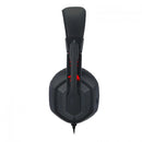 Headset Gamer Redragon Ares 7.1, 40 mm, P2, PC ou Celular, Com Microfone, Preto e Vermelho - H120