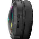Headset Gamer Redragon H270-rgb Mento, Preto, Drivers 50mm, Controle De Volume RGB, USB + P2, Banhado Com Microfone