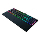Teclado Gamer Razer Ornata V3, Low Profile, Chroma RGB, Membrana, USB, Layout Us, Preto - RZ0304460200